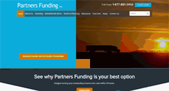 Desktop Screenshot of partnersfundinginc.com