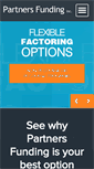 Mobile Screenshot of partnersfundinginc.com